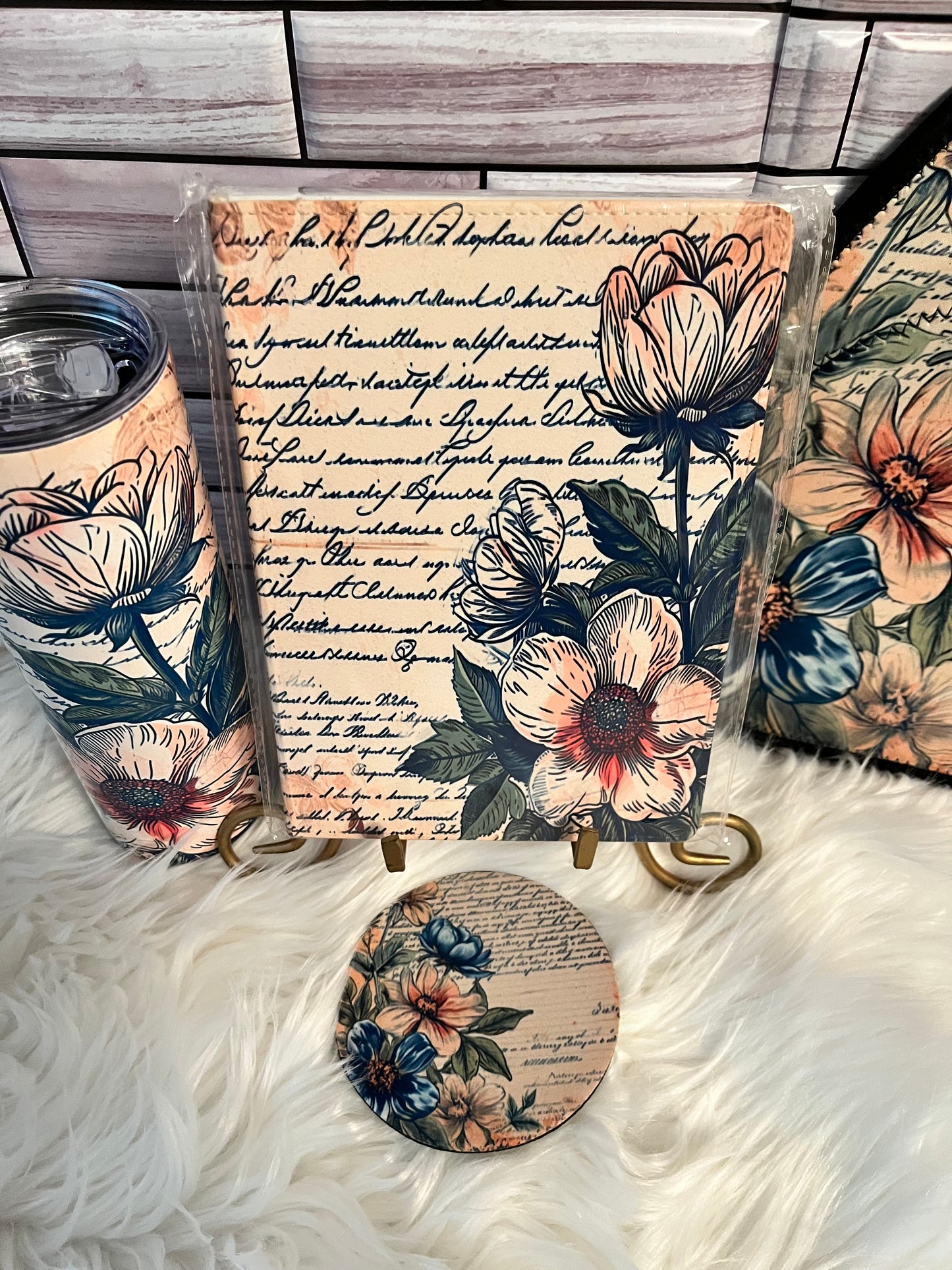 Vintage Journal and Tumbler Sets