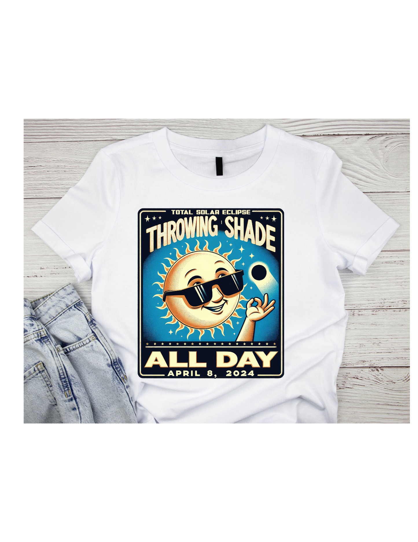 Sassy Sun Throwing Shade Tshirt