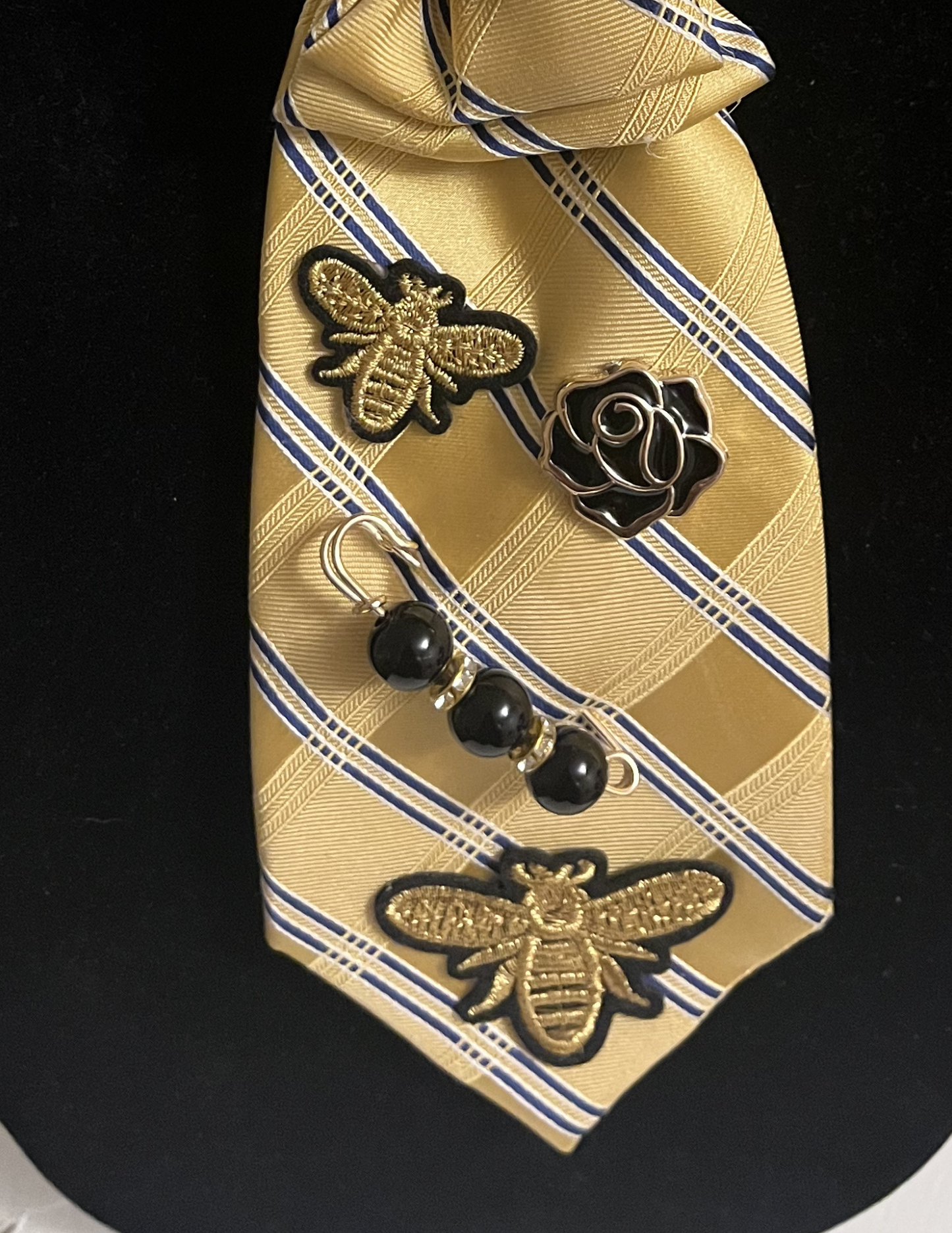 Yellow and Black Tie