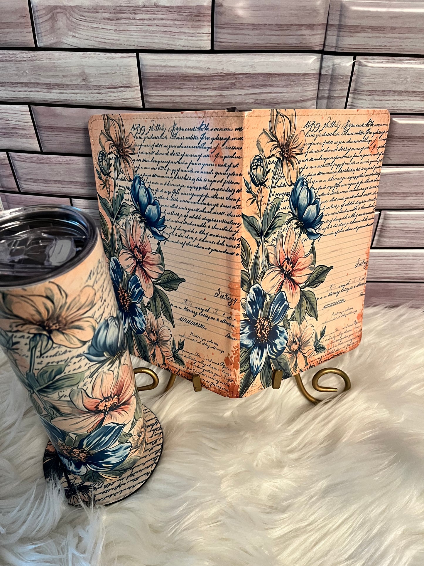 Vintage Journal and Tumbler Sets
