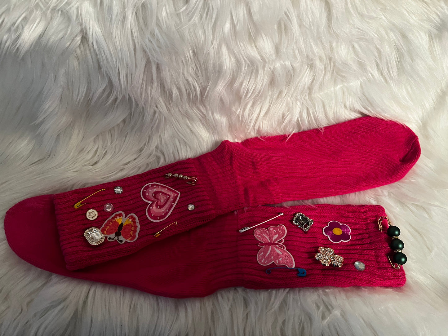 Pink Junk Socks
