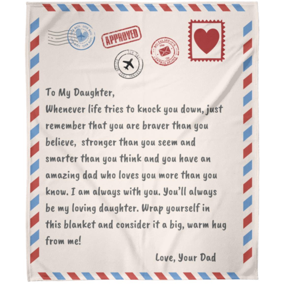 To My Daughter Blankets