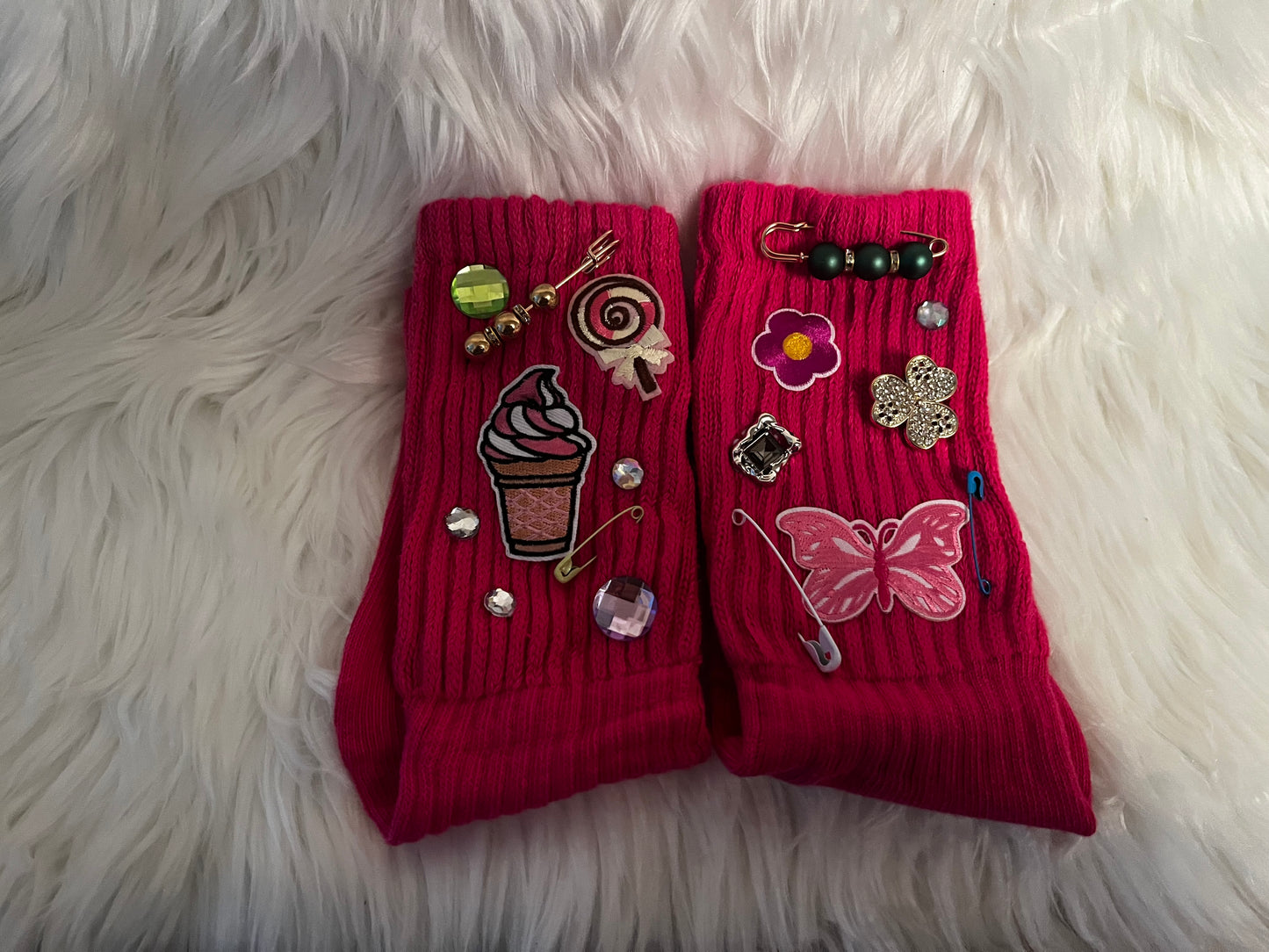 Pink Junk Socks