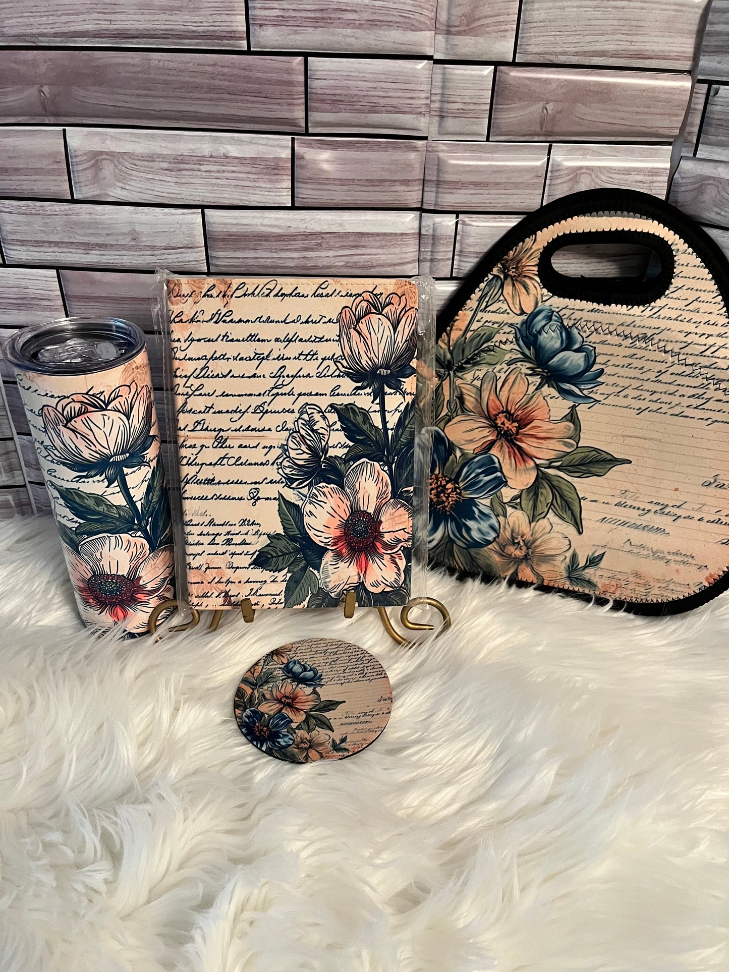 Vintage Journal and Tumbler Sets