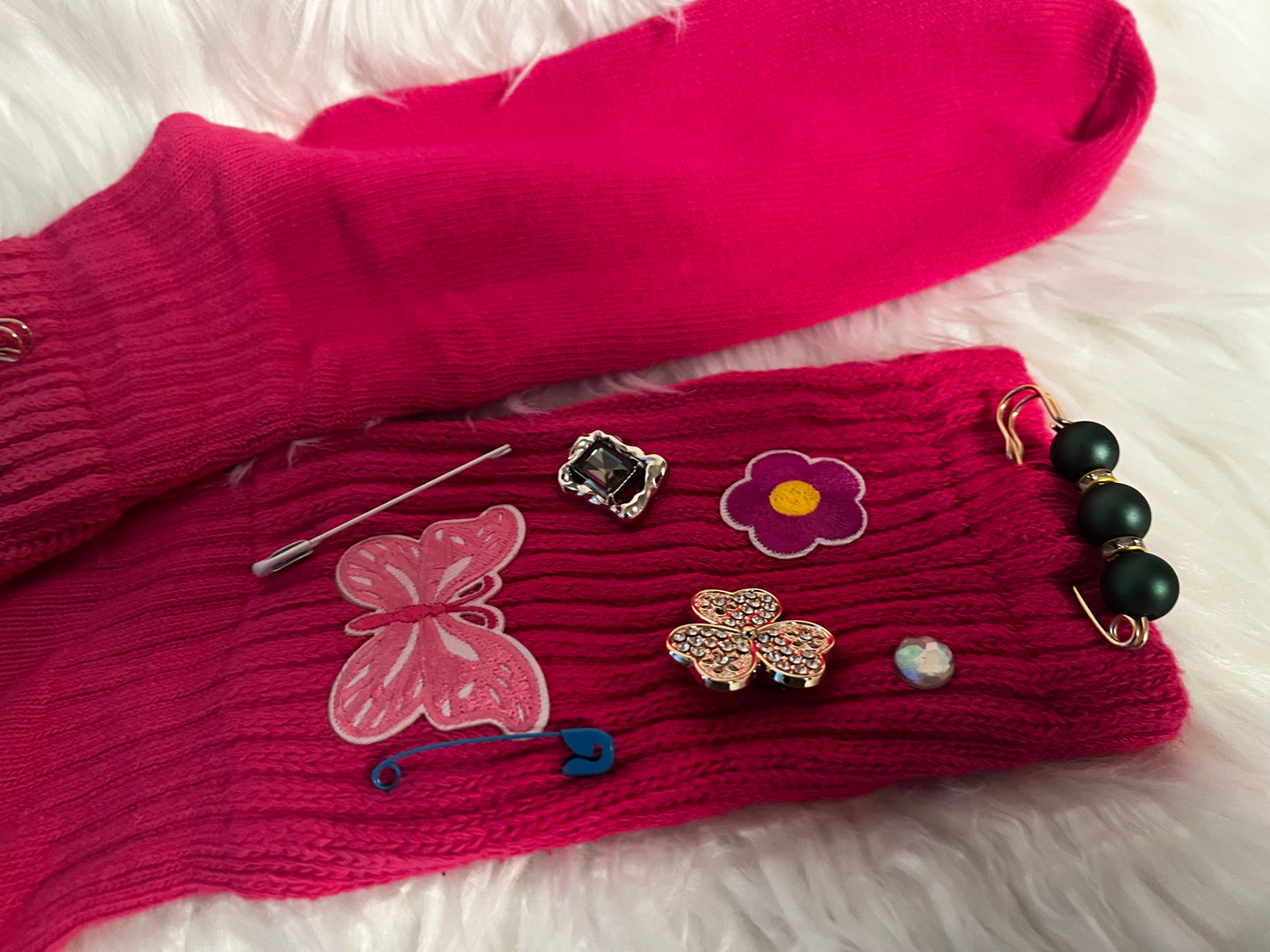 Pink Junk Socks