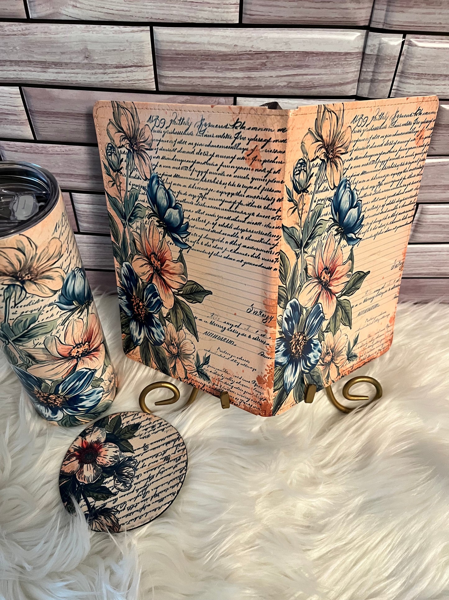 Vintage Journal and Tumbler Sets