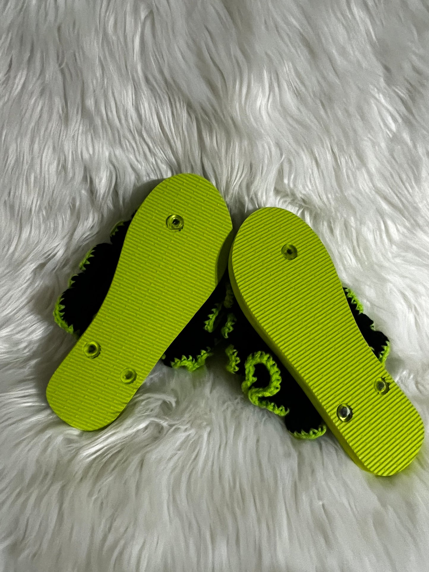 Extreme Ruffle Flip Flops