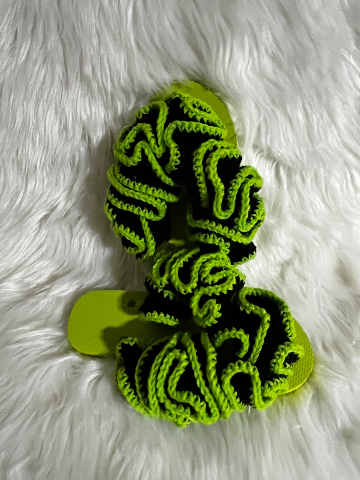 Extreme Ruffle Flip Flops