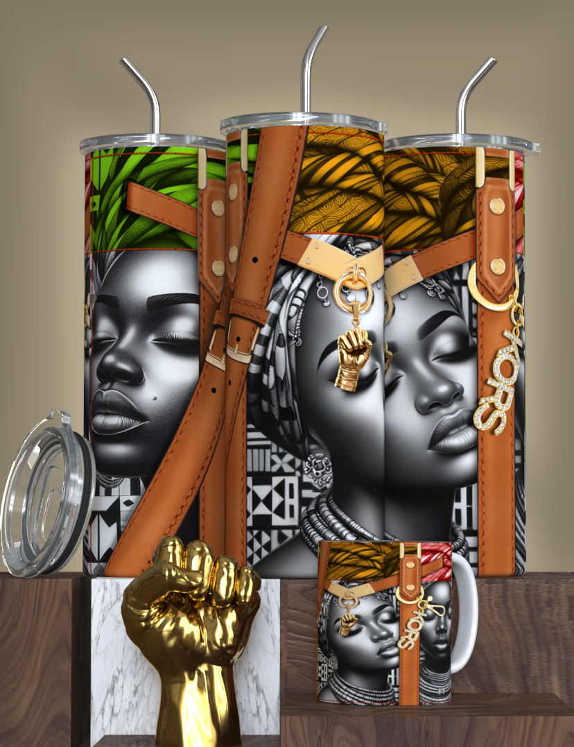 African-American Woman Tumbler
