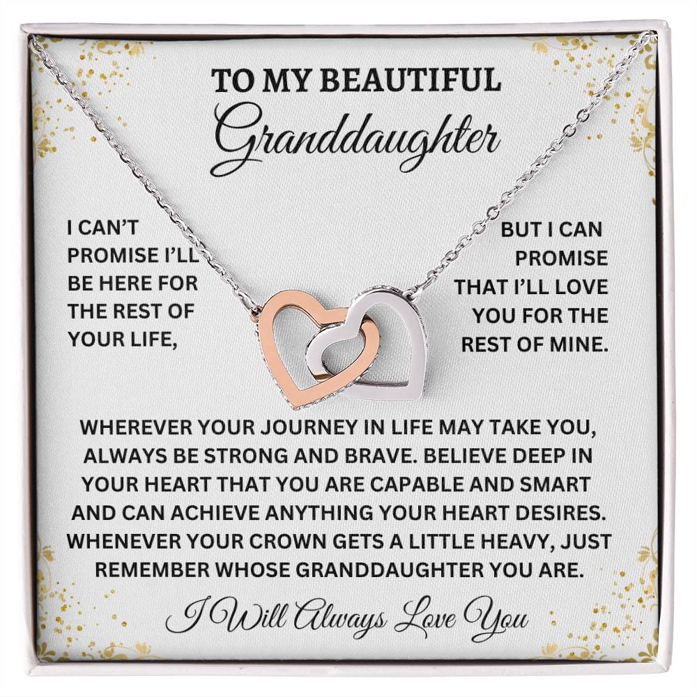 Grandmother-Granddaughter Double Heart Necklace