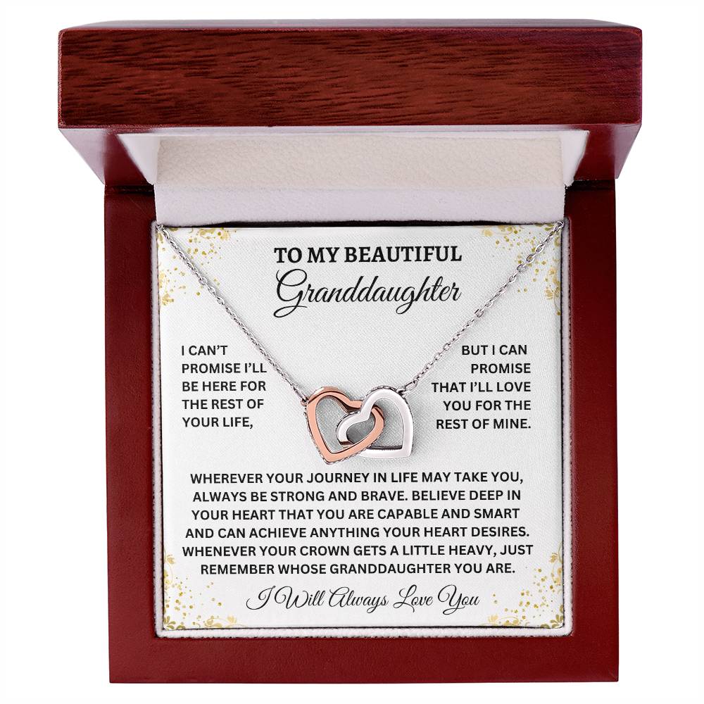 Grandmother-Granddaughter Double Heart Necklace
