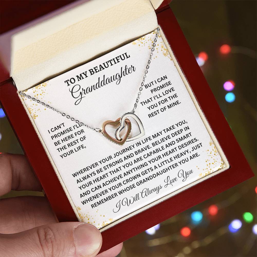 Grandmother-Granddaughter Double Heart Necklace