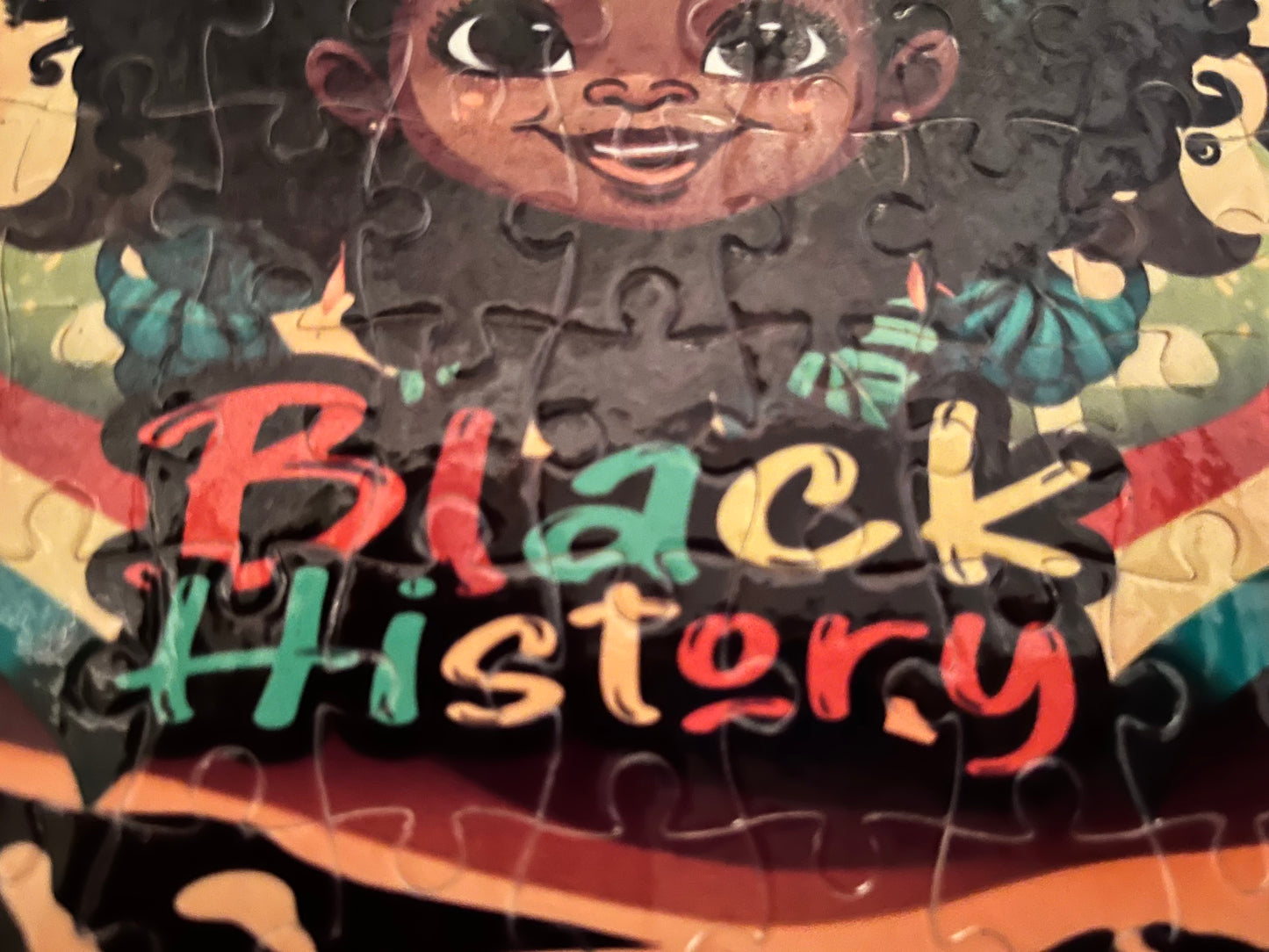 Black History Month Puzzle-Girl