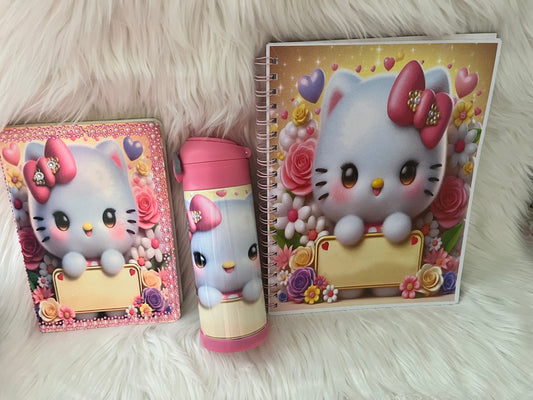 Three Piece Cute Kittie Set