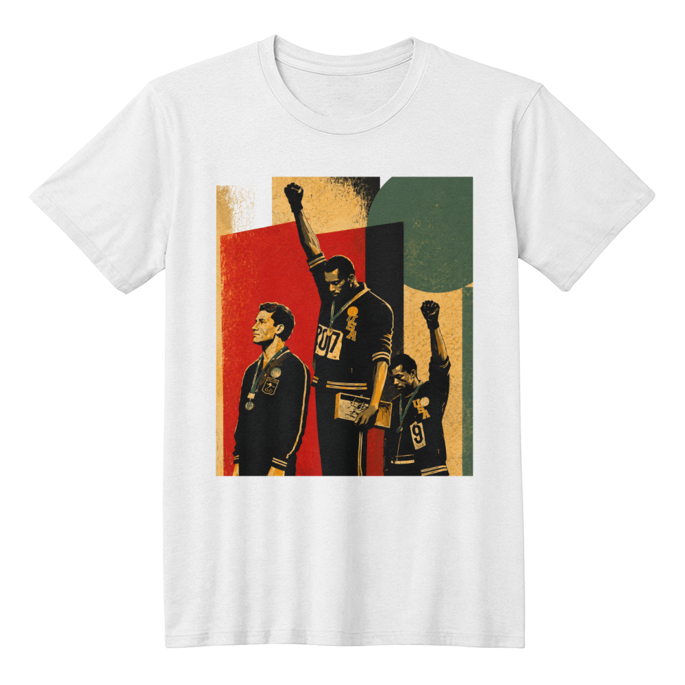 Raised Fist. Unshaken Legacy.™ | Soul Olympics Graphic Tee