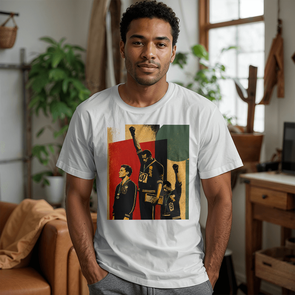 Raised Fist. Unshaken Legacy.™ | Soul Olympics Graphic Tee