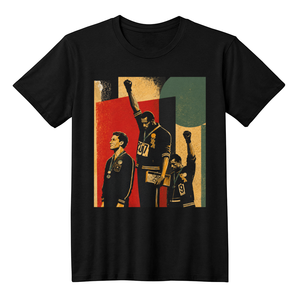 Raised Fist. Unshaken Legacy.™ | Soul Olympics Graphic Tee