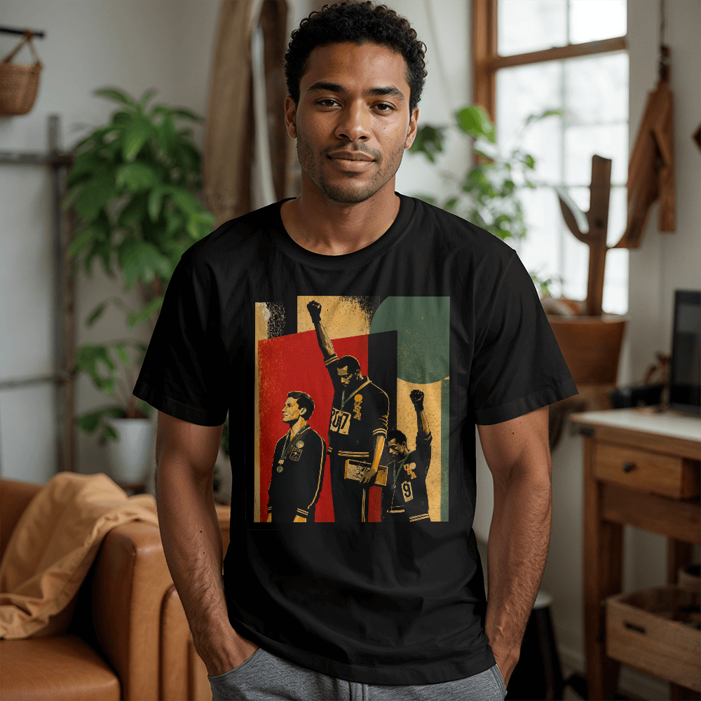 Raised Fist. Unshaken Legacy.™ | Soul Olympics Graphic Tee