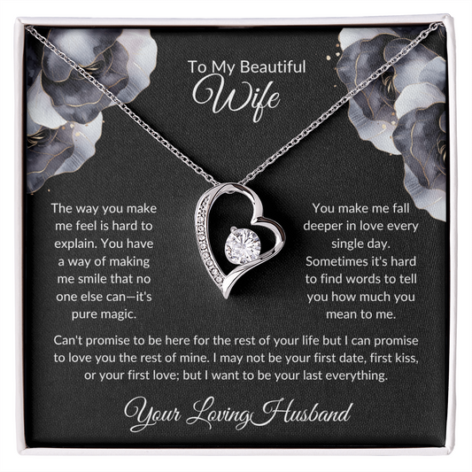 Forever Love Necklace for My Wife